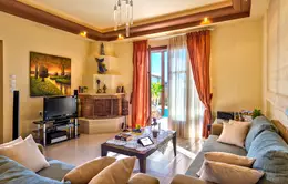 Amazing Villas In Crete Villa Citrus Living Room Area