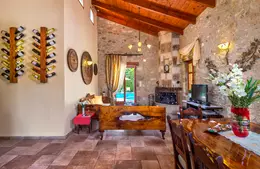 Amazing Villas In Crete Villa Asteri Dinning Sitting Area