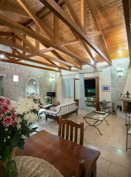 Amazing Villas In Crete Villa Myrrini Interior Design Night Photography