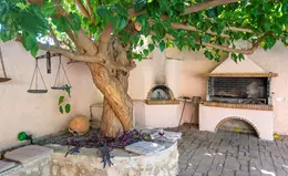 Amazing Villas In Crete Villa Asteri BBQ Area1